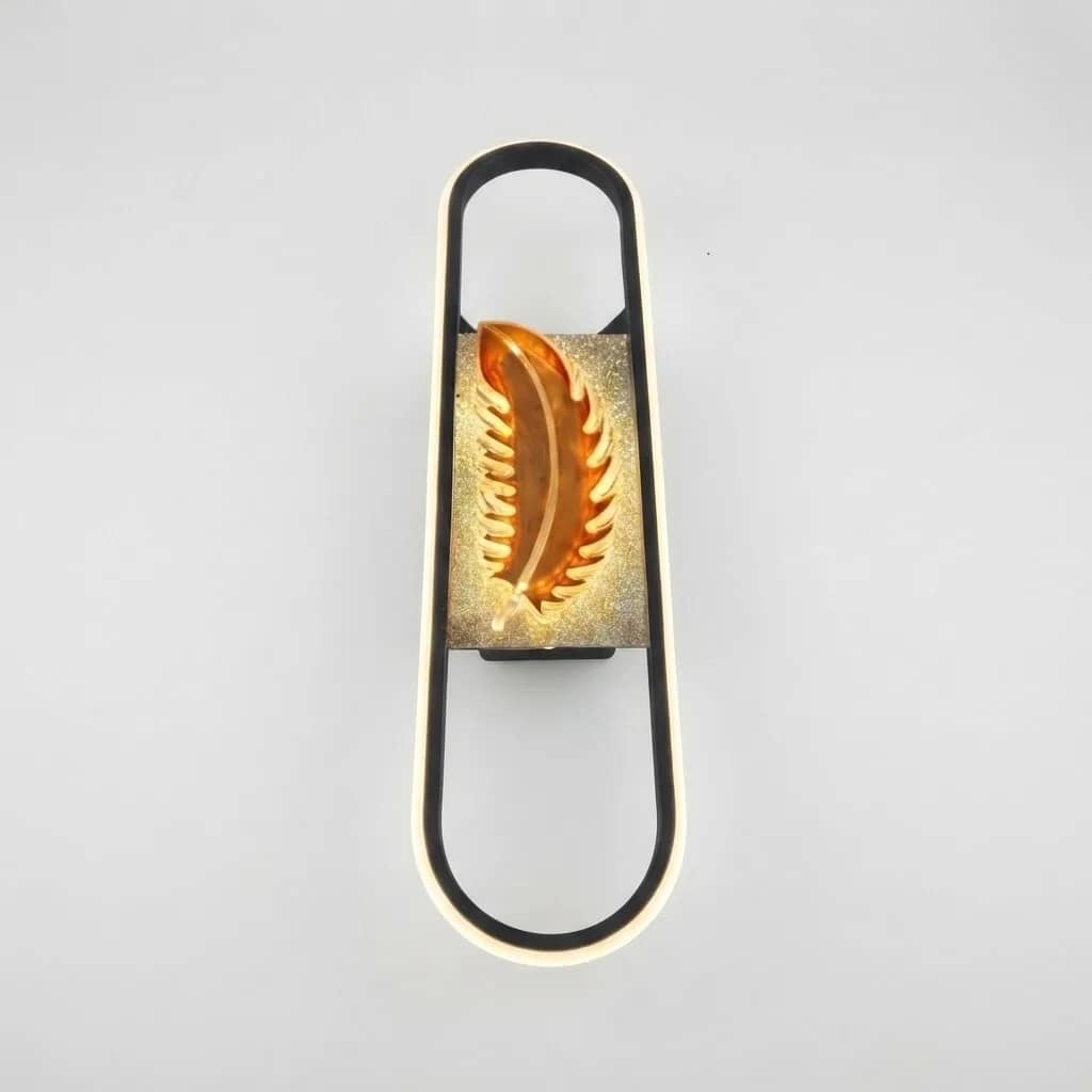 applique murale LED moderne  plume